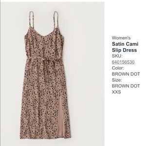 Abercrombie slip dress NWT